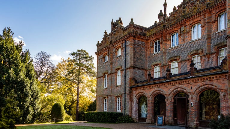 North facade of the manor house at Hughenden, Buckinghamshire